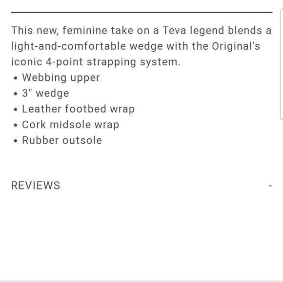Teva sz 10 Arabelle universal wedge cork sandal - Picture 8 of 8